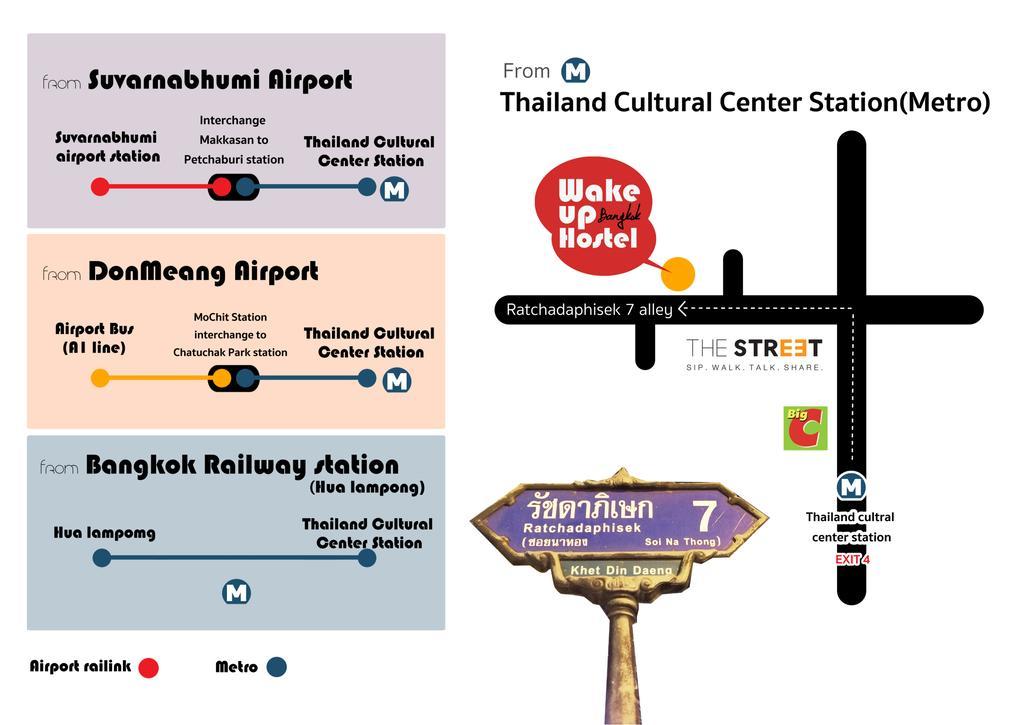 Wake Up Hostel Bangkok Ngoại thất bức ảnh